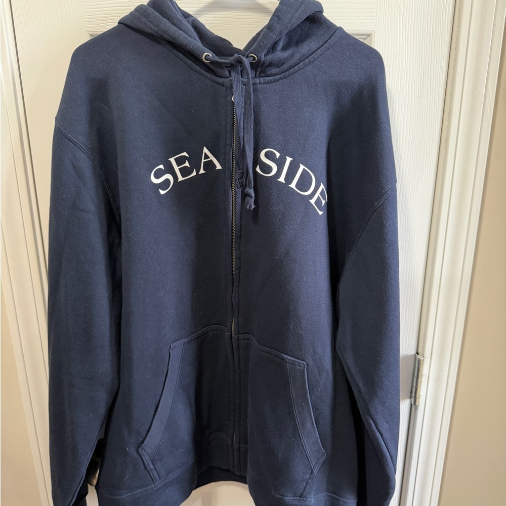 Navy Blue Seaside Hoodie